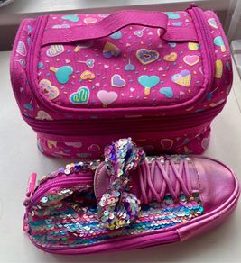 Smiggle Lunchbox and Sequin pencilcase