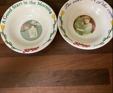 Vintage Kelloggs Bowls
