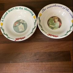 Vintage Kelloggs Bowls