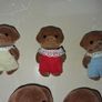 Sylvanian families chocolate labrador family set Image 6