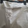 Flare White Trousers Image 3