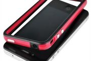Wholesale 10 iPhone 4/ 4S Bumper Case Hard Plastic Rubber with Metal Buttons for Apple Iphone 4/4S Free Screen Protector