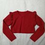 Beautiful Red Sparkly Cardigan Image 5
