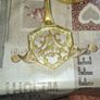 Vintage Etched Brass Tea Kettle with Footed Trivet Stand Postage Available or Collection, Image 9