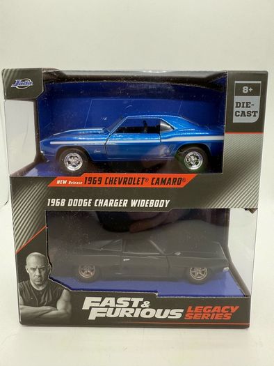 Jada Fast and Furious Twin Set Chevrolet Camaro and Dodge Charger 1:32 Diecast die cast model cars