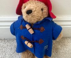 Paddington Bear Stuffed Animal Plush 2013 approx. 23 cm. Used Please see photos