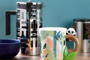 Pandarama Panda Ceramic Shaped Handle Mug