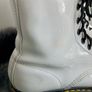 Dr Martens / Docs White Patent Leather Boots 1460 Image 6