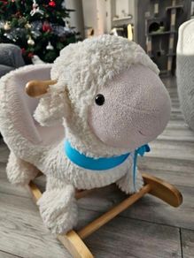Baby rocking sheep