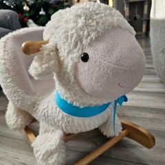 Baby rocking sheep