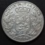 1876 Belgium 5 Francs - Leopold II small head Silver coin Image 2