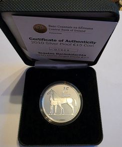 2010 irish silver 15 euro coin