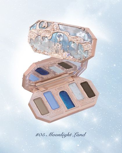 Flower Knows Moonlight Mermaid Collection Jewelry Eyeshadow Palette in 05 Moonlight Land