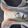 Authentic Hermes MensGrey Suede Fabric Trainers Image 3