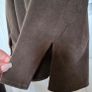 Khaki velvet women overshirt, size 10 Image 4