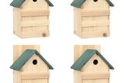 Bird Houses 4 pcs 23x19x33 cm Firwood