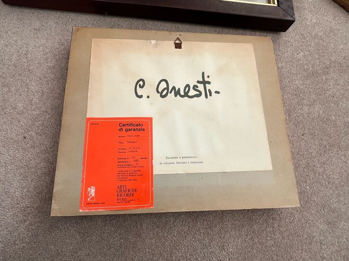 Italian Artist Clario Onesti