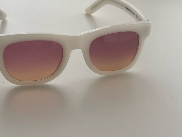Retrosuperfuture Gradient Pink Lenses Sunglasses Model Ciccio Avorio
