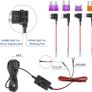 Dash Cam Hardwire Kit, Universal Hard Wire Kit for Dash Camera with Mini/Micro Port, 13ft Car Camera Charge Power Cord Kit 12V- 24V to 5V,Power Adapter with LP/Mini/ATO/Micro2 Fuse for Dashcam GPS etc Image 3