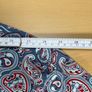 Pretty Green Mens Shirt XL Slim Fit - Blue\Red Print Floral Paisley Short Sleeve Image 3