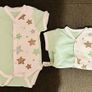 Cotton Baby Vests 0-3 and 2-4 months Image 2