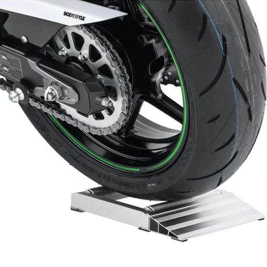 Black Motorcycle Tire Cleaning Stand Car Tire Wash Bracket Universal Aluminium Portable Motorbike Chain Clean Durable Roller Ramp Lift