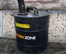 Ash Vac, Ash Removal Bin.