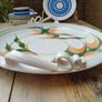 pottery platter, Stoneware Jackson, pottery plate, round platter Image 4