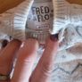 Fred & Flo Knitted All-in- one Bodysuit with matching Bobble Hat Age 0-3 Months Image 5