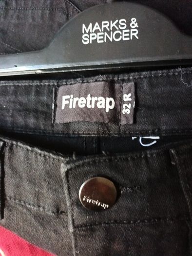 Firetrap Black Jeans.  Size - 32R.   B.N.W.T.