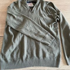 Green fat face jumper size medium