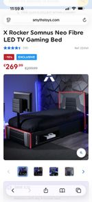 Smyths  gaming bed