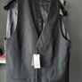 BNWT 36R Black slim fit 3 piece suit 32W 32L Image 2