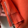 Mint Velvet Orange Side Zip Sweatshirt Cotton Blend  Size M Image 6