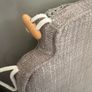 New Neptune Suffolk and Harrogate chair CUSHION x 2 in Archie misty grey Image 9