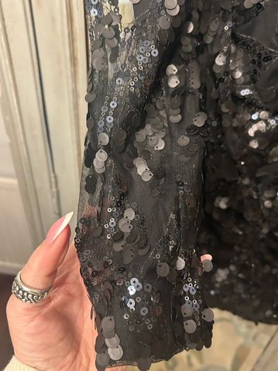 Stunning Rotate black sequence Dress NWT, size 10