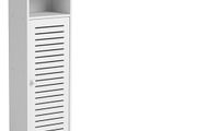 Waterproof Bathroom Cabinets, Storage Accessories Floor Standing Cabinet for Bathroom,Furniture for Bedroom Kitchen Hallway,Storage Cupboard Unit with Daily use Layer 80x20x24cm
