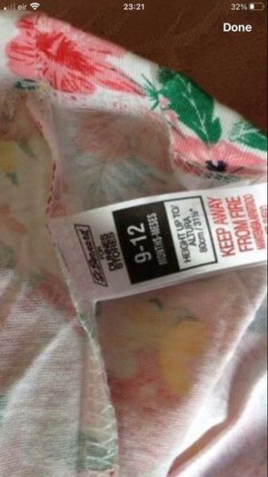Girls stunning dress 9/12 mths