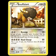 Bouffalant 91/114 Rare Black and & White Base Set Pokemon Card