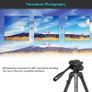 Professional Camera Tripod Kit with Double Support 360 Degree Pan Pan Head Realease Quick Release Plate for Nikon Canon Panasonic Sony Olympus Pentax Image 4