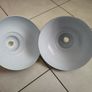 Matching Pair Metal Lamp Shades Image 8