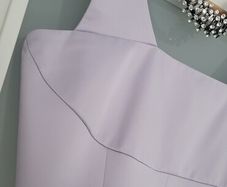 ZEDDRA fitted soft lilac formal crop top Sz 44 (Fit 10UK)