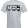 Eat Sleep Game  Mens funny gaming, gamer t-shirts TEE TOP SHIRT GREAT GIFT PRESENT Image 5
