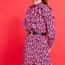 Savida pink and black leopard print dress, size 10 Image 2