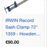 135 Series Heavy-Duty Sash Clamp Image 5