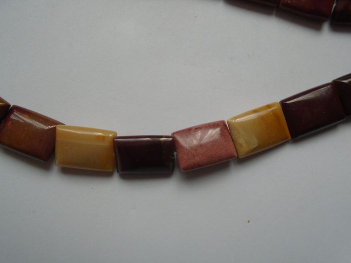 Mookaite beads, Jewellery making, Gemstone beads, Craft supplies.