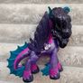 Spin Master Hatchimals Pixies Riders Black Glitter Lily and Seastallion Glider only approx. 9 cm. Used please see photos Image 4