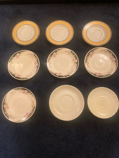 Vintage Saucers/Side and Dinner Plates FROM 6euro EACH.