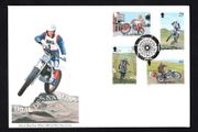 1997 Isle of Man F.I.M. "Trial de Nations" Motorcycle Team Trials Commemorative Stamps First Day Cover (FDC)