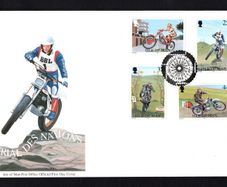 1997 Isle of Man F.I.M. "Trial de Nations" Motorcycle Team Trials Commemorative Stamps First Day Cover (FDC)